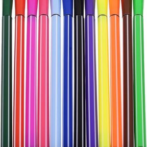Set of 12 Flomaster Colors ? Yellow/Bird Design ? Kids Drawing & Coloring Markers - Image 5