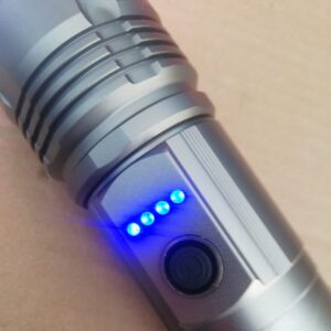 Tactical LED Flashlight Kit SP-38-1 ? Rechargeable High Power Torch with 3x18650 Batteries & Portable Hard Case - Image 5