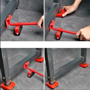 Furniture Lifter Mover Tool Set ? Heavy Load Moving Rollers & Lifting Tool for Furniture and Home Appliances - Image 3