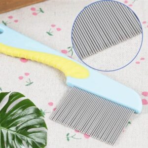 100% Stainless Steel Needles Anti Lice Comb ? Ergonomic Handle, Safe Rounded Tips, Reusable & Clinically Proven for Men & Women (Random color) - Image 4