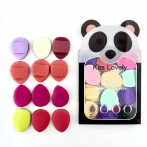 12pcs Mini Finger Powder Puff Set Air Cushion Sponge Concealer Foundation Makeup - Image 3