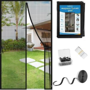 Hands-Free Retractable Magic Mesh Screen Door ? Magnetic Closure, Easy Install, Keeps Bugs Out - Image 5