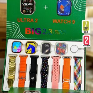 i50 New Model Smart Watch Bundle ? 7 Original Straps, 2 Premium Watches & 2 Protective Covers - Image 3