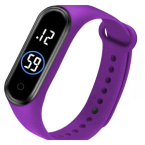 Latest  M4 LED Watch Digital Sports Bracelet for Boys & Girls ? Waterproof Touch Display ? Random Band Color (Without Box) - Image 5