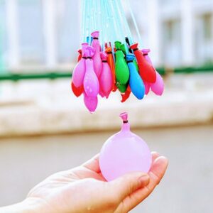 Self-Sealing Water Balloons ? 111 Pcs | Automatic Fill & Tie Magic Balloons with Universal Tap Adapter | Multicolored for Holi & Summer Fun - Image 4