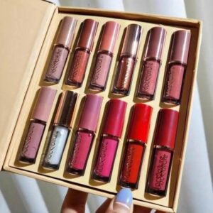 Crazy Girl ?Thanks for the Love? Lip Gloss Set ? 12 in 1 Multi-Shade Collection, Smooth & Non-Sticky Finish (3 ml Each) - Image 3