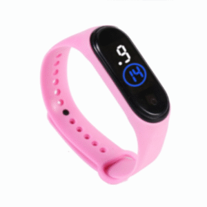 Latest  M4 LED Watch Digital Sports Bracelet for Boys & Girls ? Waterproof Touch Display ? Random Band Color (Without Box) - Image 4