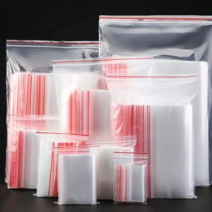 Pack Of 100 Pcs Clear Plastic Zipper Bags 7x10 Inch ? 2 Mil Reclosable Poly Bags for Food, Jewelry, Hardware, Crafts, Office, and Travel Storage - Image 1