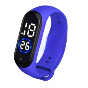 Latest  M4 LED Watch Digital Sports Bracelet for Boys & Girls ? Waterproof Touch Display ? Random Band Color (Without Box) - Image 1