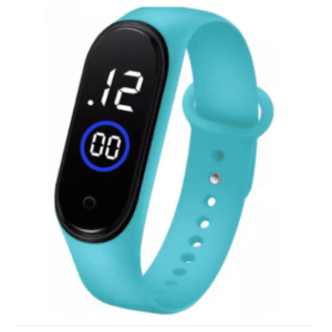 Latest  M4 LED Watch Digital Sports Bracelet for Boys & Girls ? Waterproof Touch Display ? Random Band Color (Without Box) - Image 2