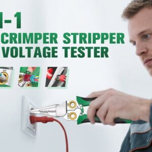8-in-1 Wire Stripper & Voltage Tester ? Multi-Purpose Electrical Tool for Professionals - Image 2
