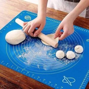 Silicone Non-Stick Rolling Mat 40x50cm ? Non-Slip Pastry Mat for Dough, Cakes & Baking (Random Color) - Image 3
