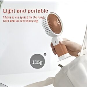 Mini Cute Fan ? Portable USB Rechargeable Handheld Cooling Fan for Kids & Adults, Stand/Base Included (Random Color) - Image 4