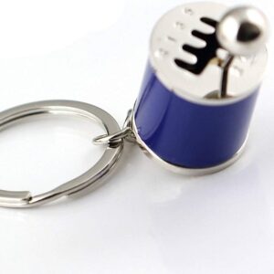 Car Gearbox Manual Transmission Lever Keychain ? Metal Pendant Keyring | Key-Chain For Bikes & Cars - Random Color - Image 1