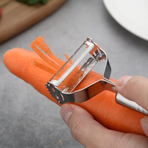 1 Set Stainless Steel Peeler & Slicer ? Multi-Function Vegetable & Fruit Grater Tool - Image 3