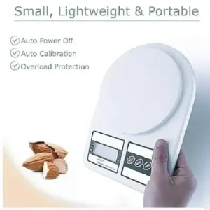 Best Imported Digital Food Kitchen Scale SF-400 With LCD Display | Grams and Ounces for Weight Loss, Baking, Cooking, Keto and Meal Prep, Medium, Stainless Steel weight Machine For Vegetable - Image 3