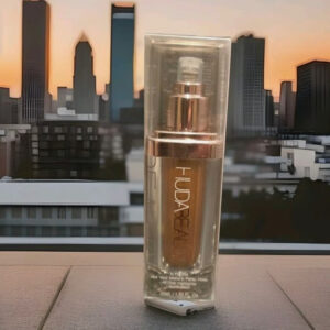 Huda Beauty N.Y.M.P.H. All Over Body Highlighter ? Liquid Illuminator for Face, Body & Legs ? Water-Based, Long-Lasting Glow ? 35 ml - Image 3