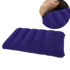 Travel Combo Deal - Travel Portable comfortable Inflatable Air Pillow Cushion & Portable Toothbrush Holder Case ( Random color ) - Image 2