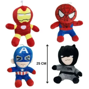 The Avengers Series Soft Spiderman and His Amazing Friends Stuffed Dolls for Superhero Fans -25 Cm  (Random doll) - Image 4