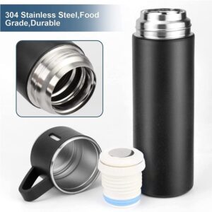 Vacuum flask bottle & Cup Stainless Steel Vacuum Flask Set (Random Color) - Image 3