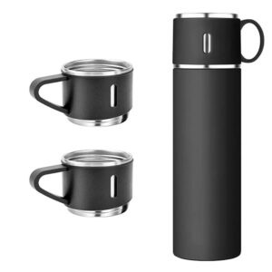 Vacuum flask bottle & Cup Stainless Steel Vacuum Flask Set (Random Color) - Image 5