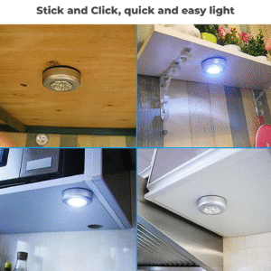 1 PC LED Touch Light Battery Powered Wireless Night Light Stick Tap Touch Lamp for Closets, Counters or Utility Rooms - Image 4
