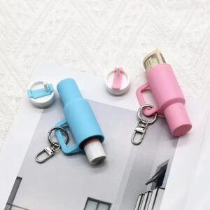 Colorful Mini Stanley Tumbler Key chain ? Cute Miniature Tumbler Charm for Handbags, Backpacks & Car Keys ? Portable Stanley Cup Key chain Accessory -Random color | Key Chain | Stanley Key chain - Image 3