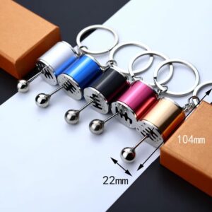 Car Gearbox Manual Transmission Lever Keychain ? Metal Pendant Keyring | Key-Chain For Bikes & Cars - Random Color - Image 5