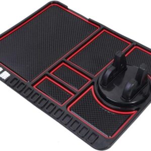 Non Slip Dashboard Matt With Phone Holder Keychain Coins Card Holder - Image 2