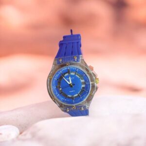 Yhely Rubber Strap Gents Watch With Normal Box(random color) - Image 3