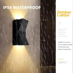 K Shaped Double Led Two Side Waterproof LED Outdoor Light | Wall Lamp for Outdoor and Indoor | Best For Home & Garden - 10 W - Image 5