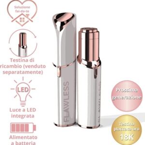 Flawless Facial Hair Remover | Hair Trimmer for Eye chin cheeks upper lip for girls & women - Image 4