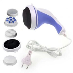 4 in 1 Relax & Spin Tone Vibration Electric Massager / Electronic Relax and Spin Body Massager with Different Heads - Image 2