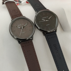 Positif Watch Leather Strap Without Box ( random color ) - Image 4