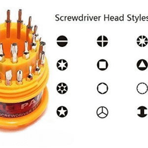 Universal Precision Screwdriver Bit Set | Multi tool Screw driver Kit Maintenance Repair Tool 31 in 1 - Image 1