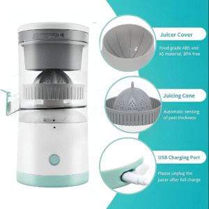 (NW000221) PORTABLE ELECTRIC CITRUS JUICER RECHARGEABLE HANDS | Orange, Lemon Juicer and Squeezer | Juice Extractor | Juice Blender - Image 1