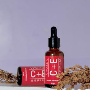 Nirvana Botanics Vitamin C + E Serum - 15ml | ANTI ACNE & GLOWING SERUM VITAMIN C + E - Image 2