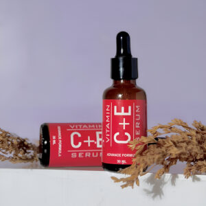 Nirvana Botanics Vitamin C + E Serum - 15ml | ANTI ACNE & GLOWING SERUM VITAMIN C + E - Image 4