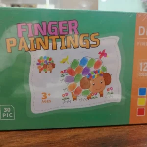 Finger Paintings for Kids | Children's Books |  Art Painting Supplies Gift,30 Sheets 12 Assorted Colors - Image 4