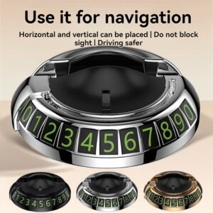 2 in 1 Dashboard Car Phone Holder with Navigation Bracket - 360? Rotation Phone Bracket For Car Use - Random Color - Image 5