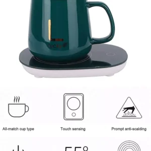 Electric Heated Coffee Mug with Temperature Controlled Pad (random color) - Image 1