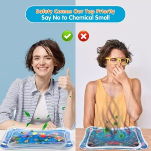 Inflatable Leakproof Tummy Time Water Mat for Kids ? Safe & Fun Baby Play Mat (Random Color - Image 5