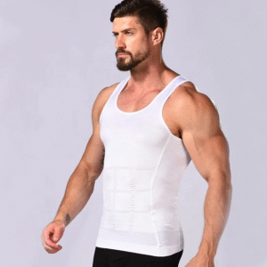 Slim n Fit Body Shaper Vest Shirt - Tank Top Sleeveless Shapewear For Men - Image 5