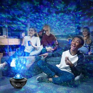 Starry Projector Light Galaxy Seen for Kids, LED Star Projector Star Lights with Remote Control, Night Light Compatible with Alexa &Google Bluetooth Speaker, Nebula Projector with Ocean Wave, Christmas Gift for Kids - Image 4