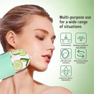 Ice Roller Facial Massage | Silicone Cleansing Ice Lattice | Ice Cube Roller With Scrub ?(WITHBOX ) Random Color - Image 3