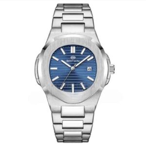 BESTWIN BW-137 Men's Luxury Quartz Watch Stainless Steel Watch ? Classic Analog Display, Stainless Steel Strap, Waterproof Design, Ideal for Business and Casual Wear |Mans Watch (Without Box)? - Image 5