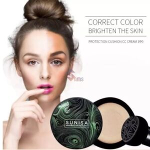 Sunisa Foundation 3 In 1 Air Cushion Bb And Cc Cream Foundation Waterproof Mushroom Head Air Cushion Bb Cream Liquid Foundations Cc Cream - Image 1