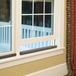 Twin DooTwin Door Foam Draft Protector - Door Air Lock Foam For Cold Air Window Shutters, Dust Barriers, Insect Repellent (Brown Color) - Image 4