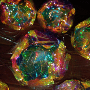 <b>( 16 Pcs )</b> Multi Crystal Flower Balls Fairy Light - Image 4