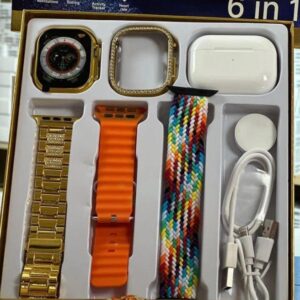 H9 Ultra 2 Smart Watch ? Original Full Display with AirPods 3 Model BT, Watch Cover & Straps (6 in 1 Set) - Image 3